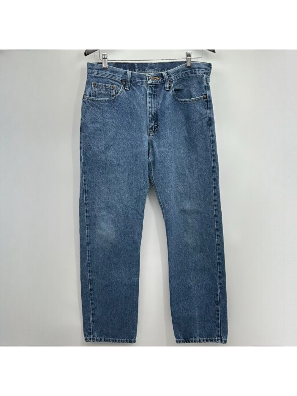 Vintage Wrangler Regular Fit Double Stone Wash Straight Leg Jeans Size 32/30